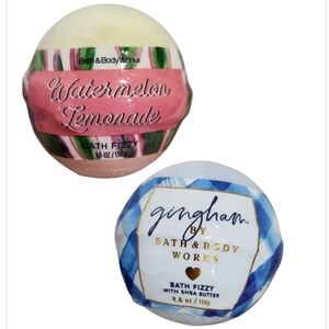 Bath & Body Works Bath Fizzes Gingham & Watermelon Lemonade